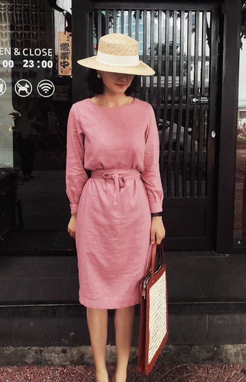 Emory Dress - Đầm linen suông D413 -> D418