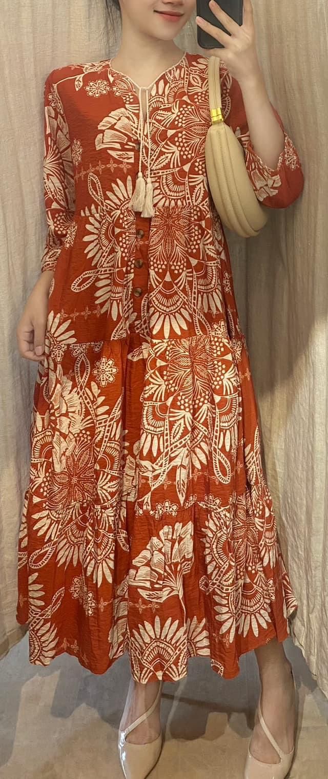 Agisa Dress - Đầm Thổ Cẩm D24