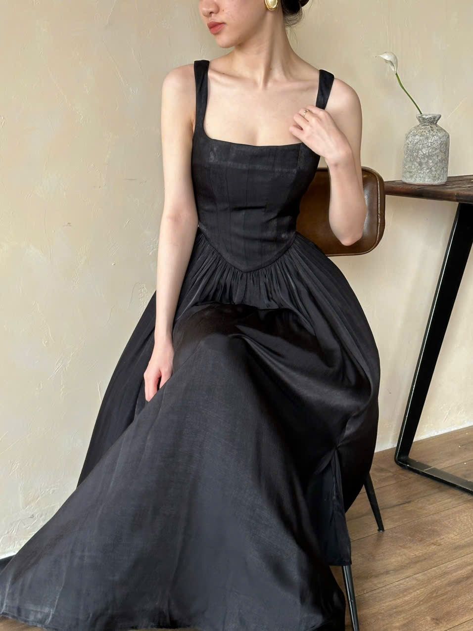 Elizabeth Dress - Đầm Corset Cổ Điển Hai Dây D0124