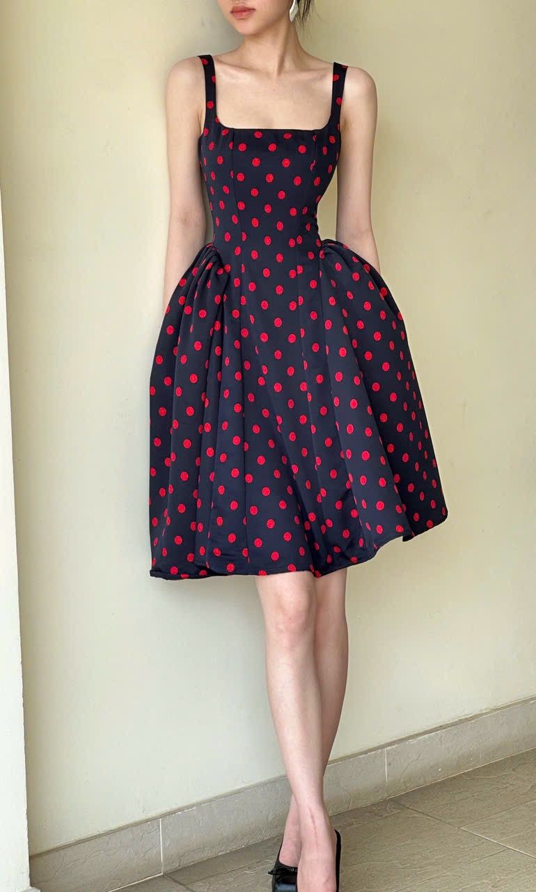 Juliette Dress - Đầm Hai Dây Corset Cổ Điển D1021