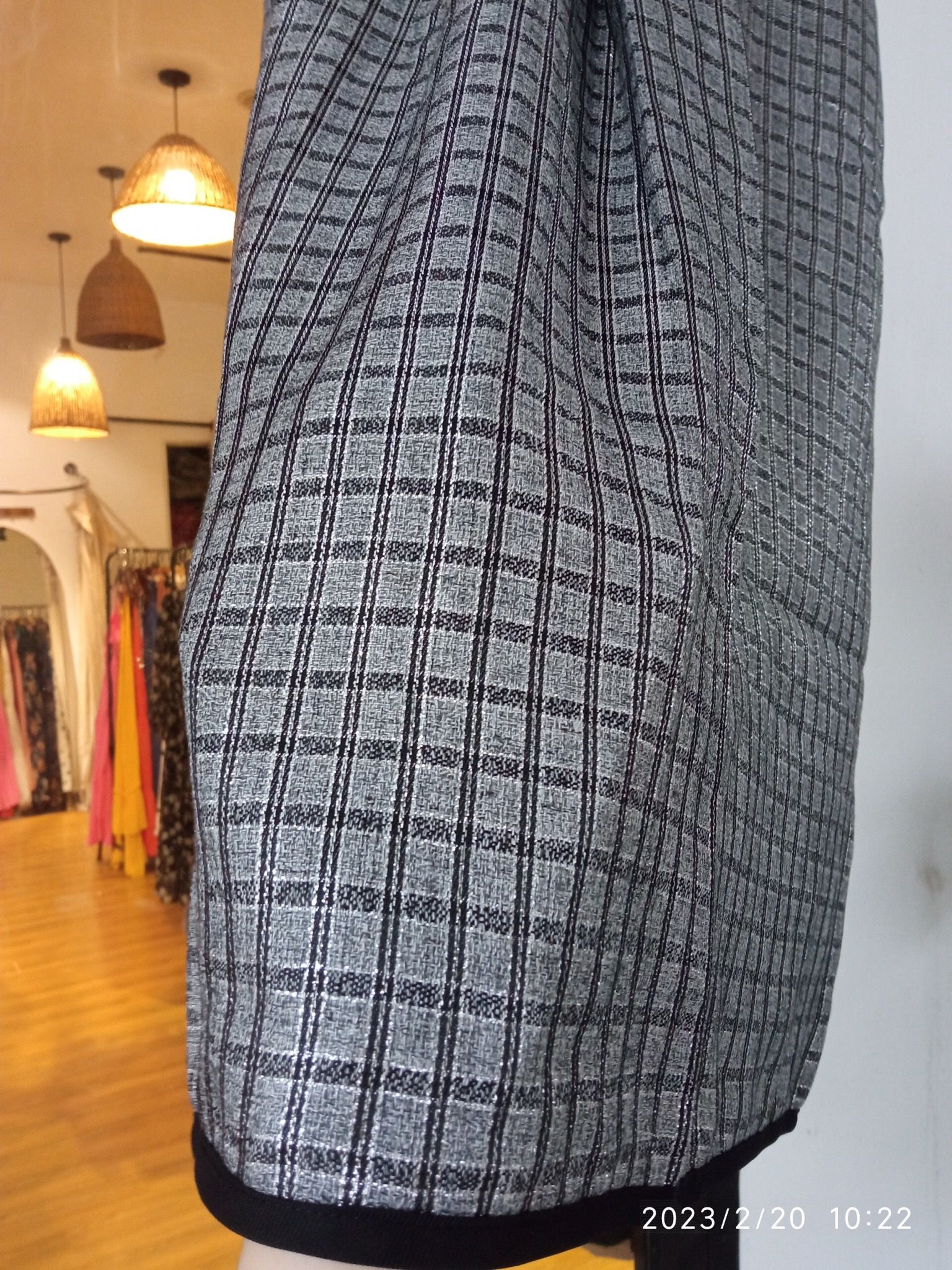 Andrea Dress - Đầm sát nách sọc vuông