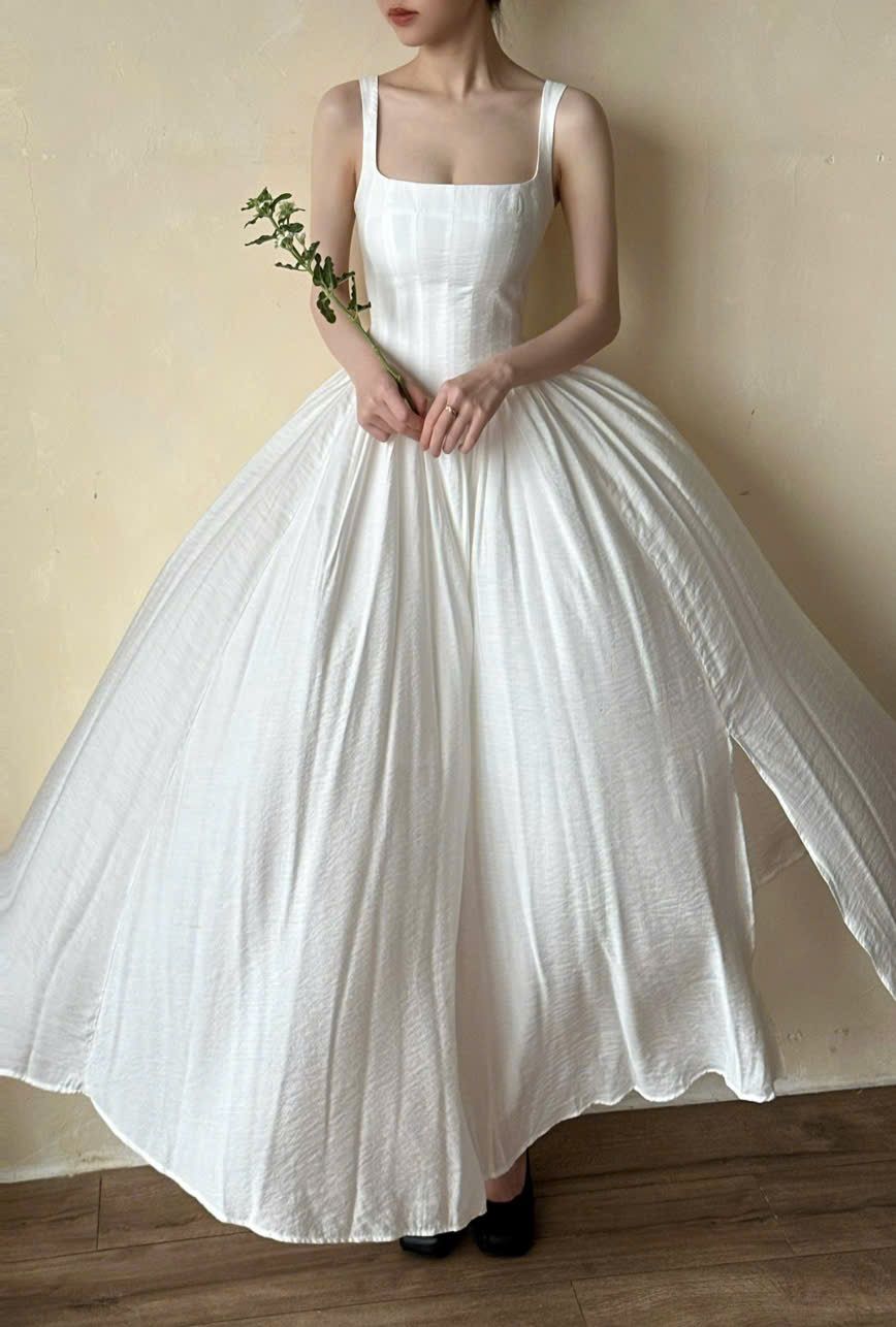 Elizabeth Dress - Đầm Corset Cổ Điển Hai Dây D0124
