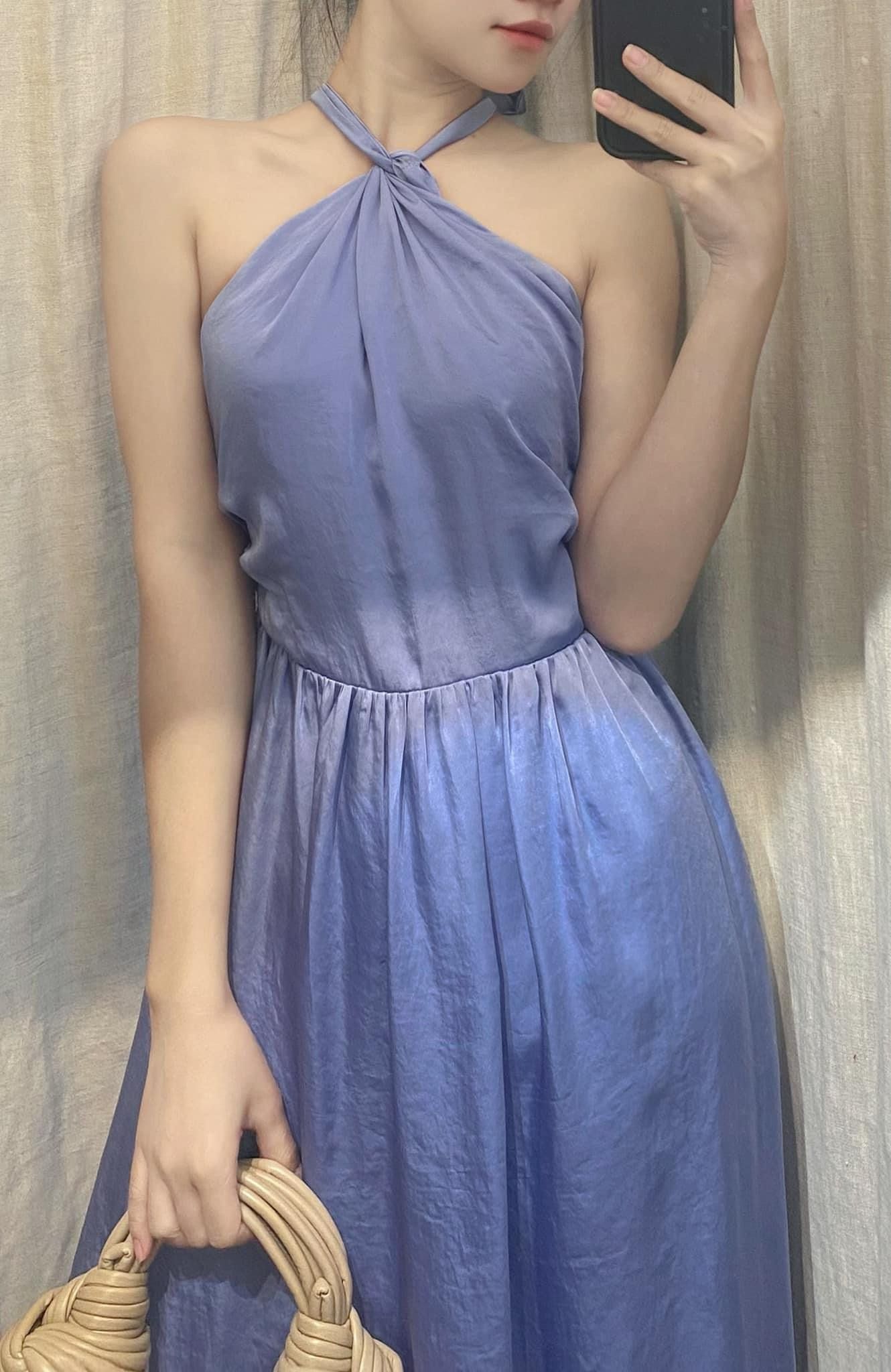 Flora Dress - Đầm Cổ Yếm E43