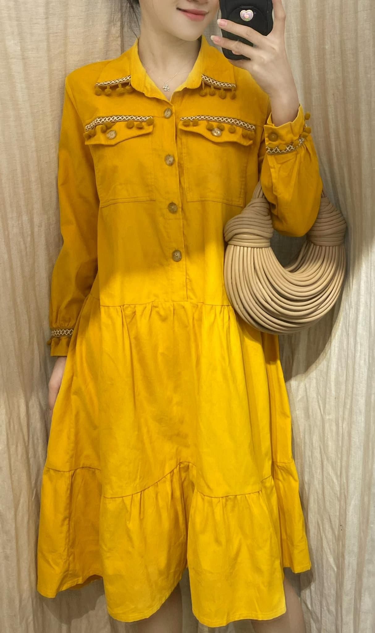 Heritage Dress - Đầm Suông Tay Dài V07