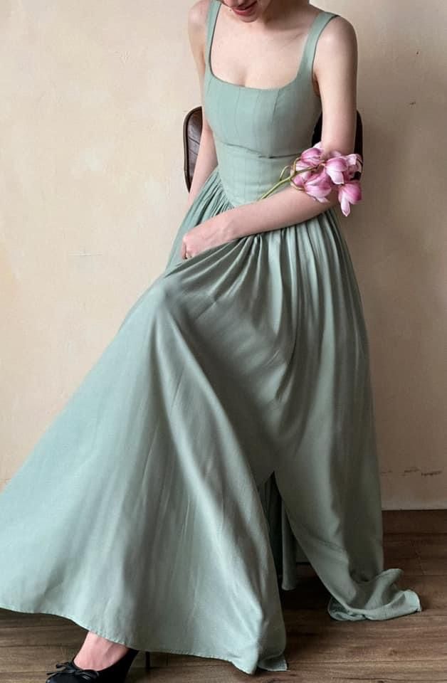 Elizabeth Dress - Đầm Corset Cổ Điển Hai Dây D0124