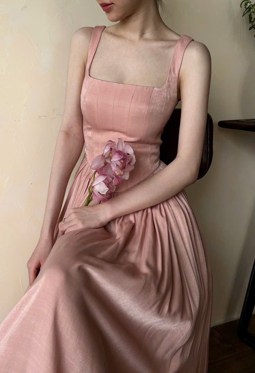 Elizabeth Dress - Đầm Corset Cổ Điển Hai Dây D0124