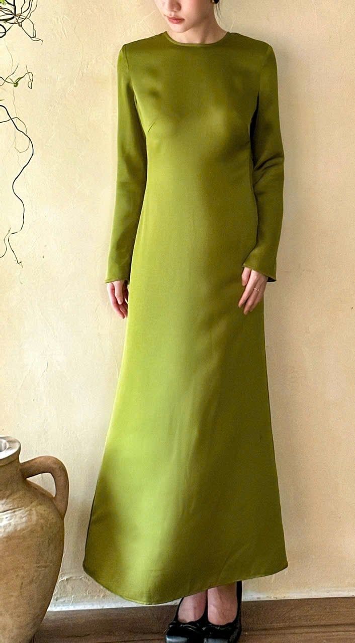 Eudora Silk Dress - Đầm Lụa Tay Dài D1008