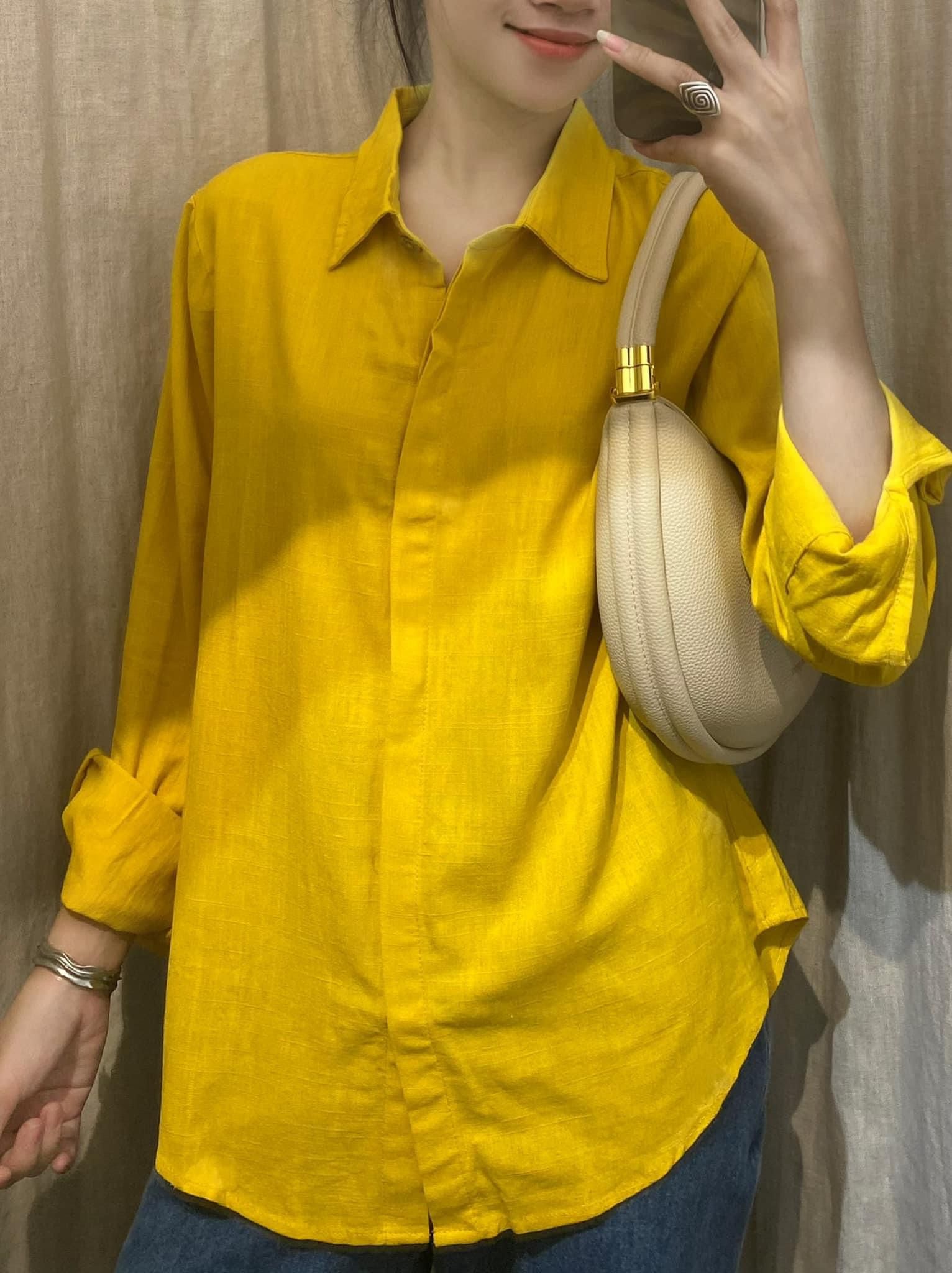 Daniela Shirt - Áo sơ mi linen L01
