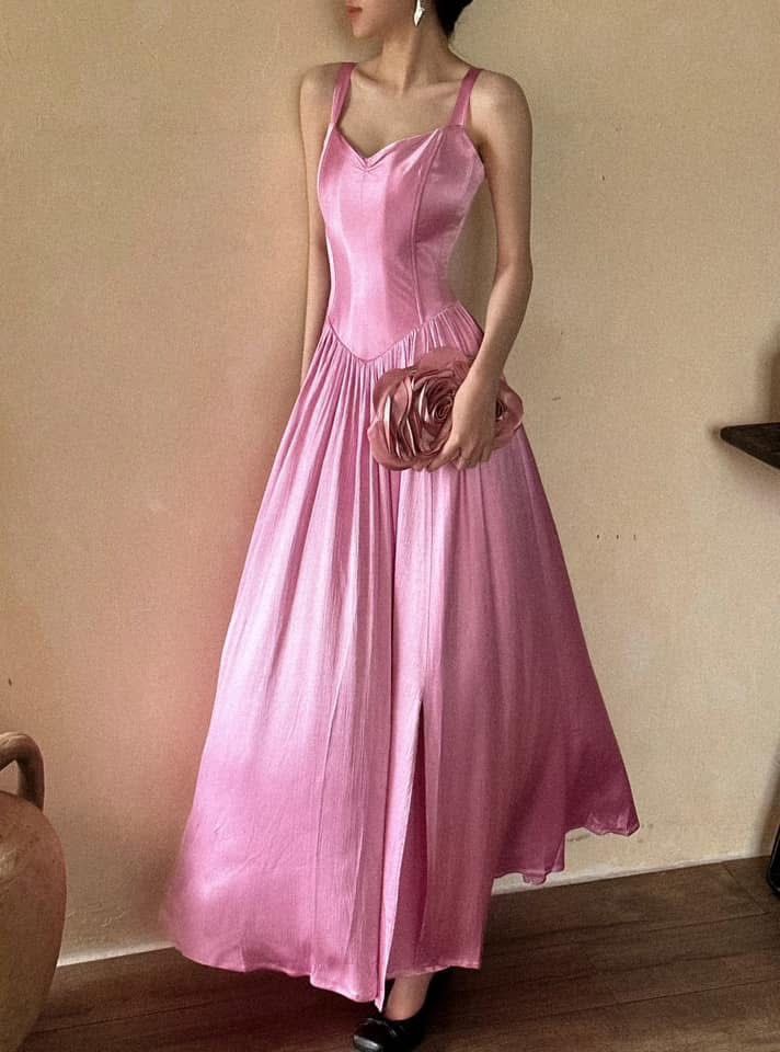 Josephine Dress - Đầm Corset Lụa Vintage