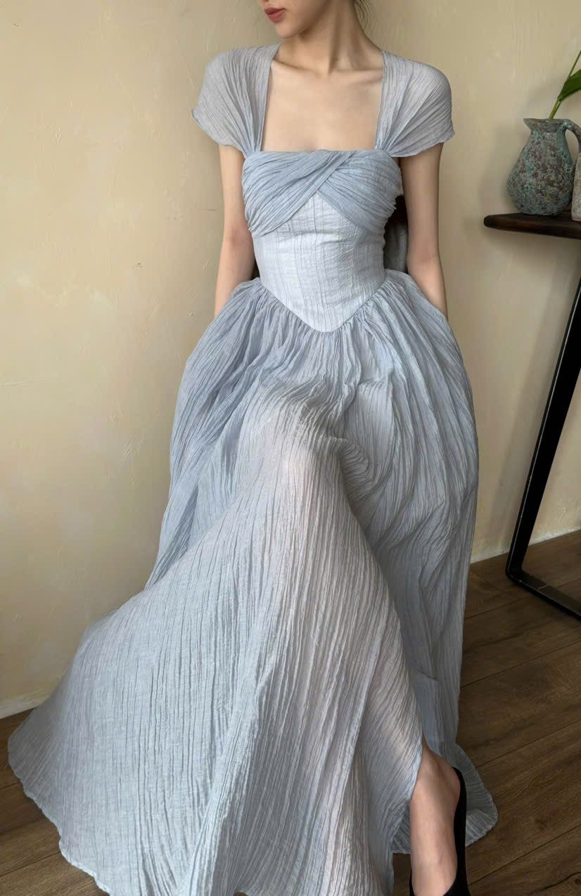 Alexandra Dress - Đầm Corset Tay Hến V20