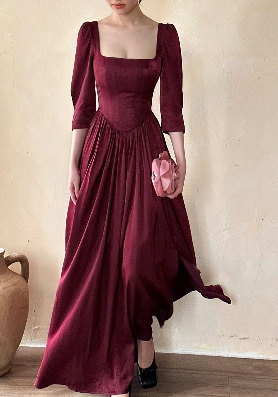 Audrey Dress - Đầm Corset Tay Lửng G001