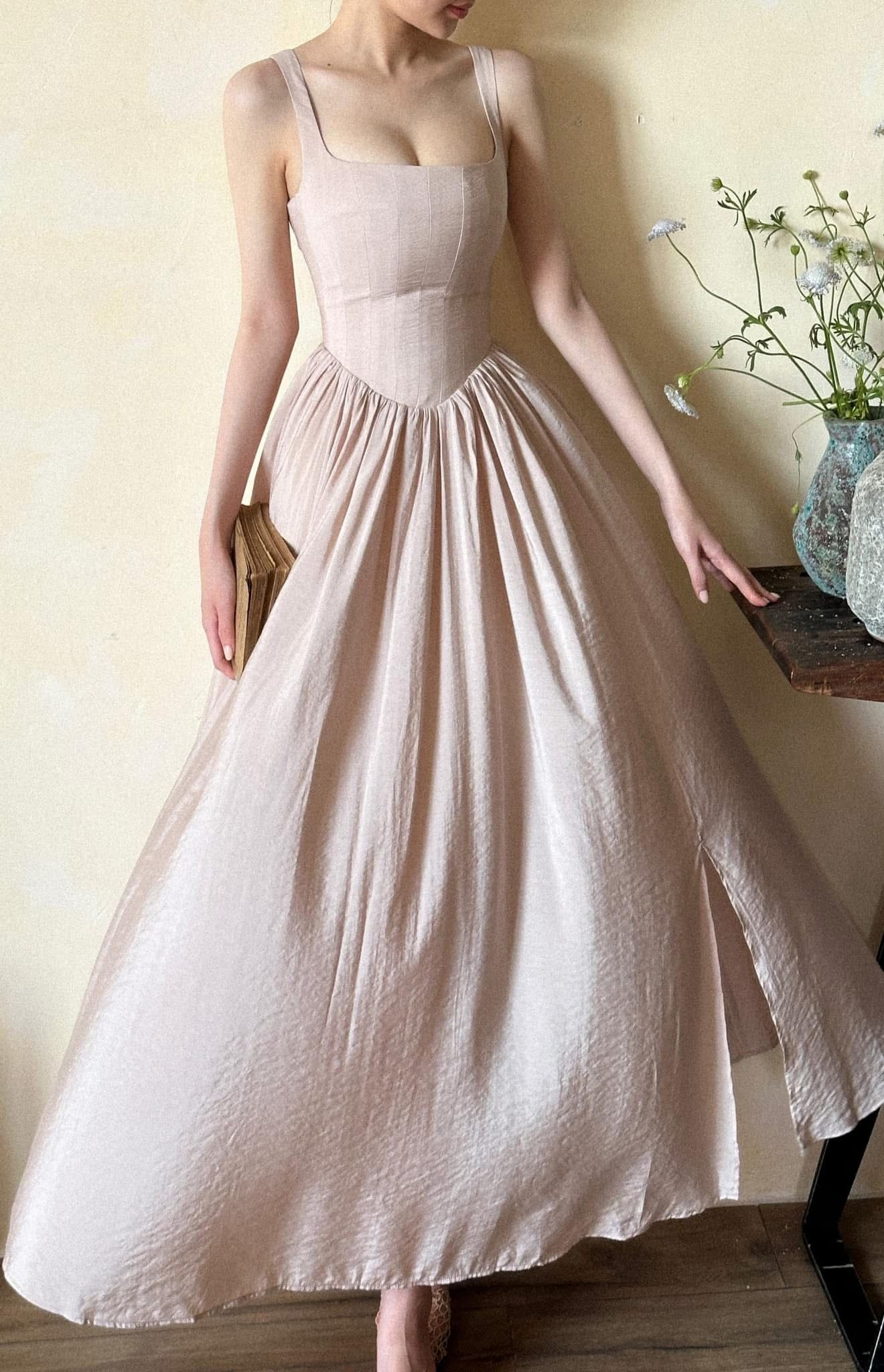 Elizabeth Dress - Đầm Corset Cổ Điển Hai Dây D0124