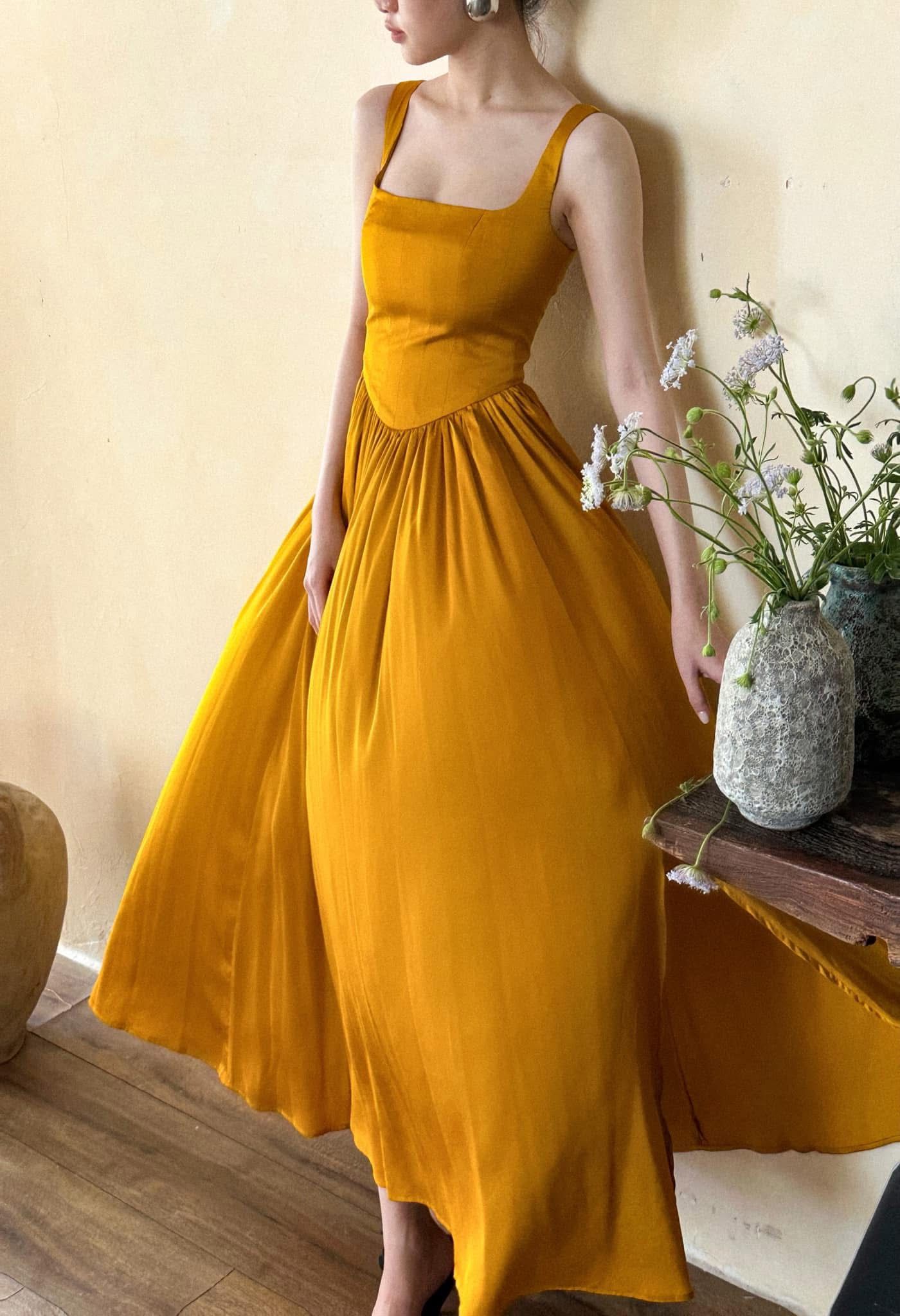 Elizabeth Dress - Đầm Corset Cổ Điển Hai Dây D0124