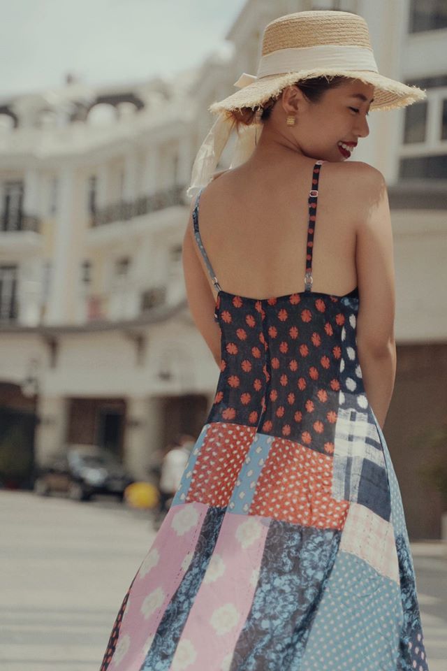 Doris Dress - Đầm maxi hoạ tiết bohemian D238