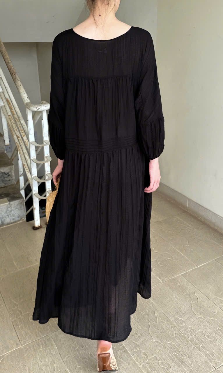 Bliss Dress - Đầm Thêu Hoa Có Tay D0142