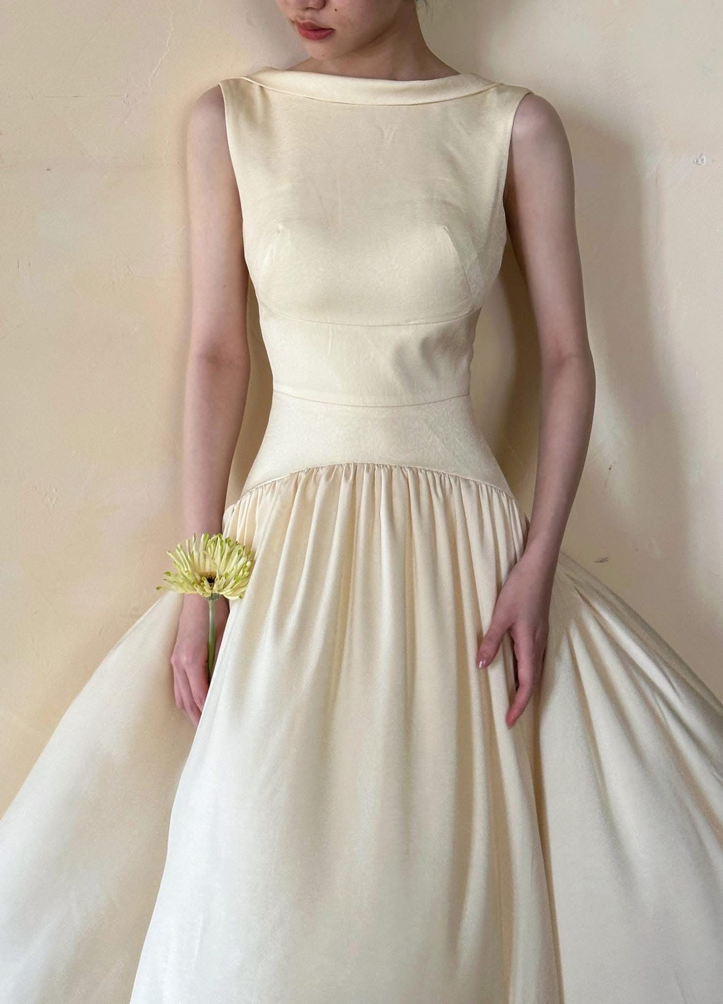 Claudette Dress - Đầm Thiết Kế Vintage QE001