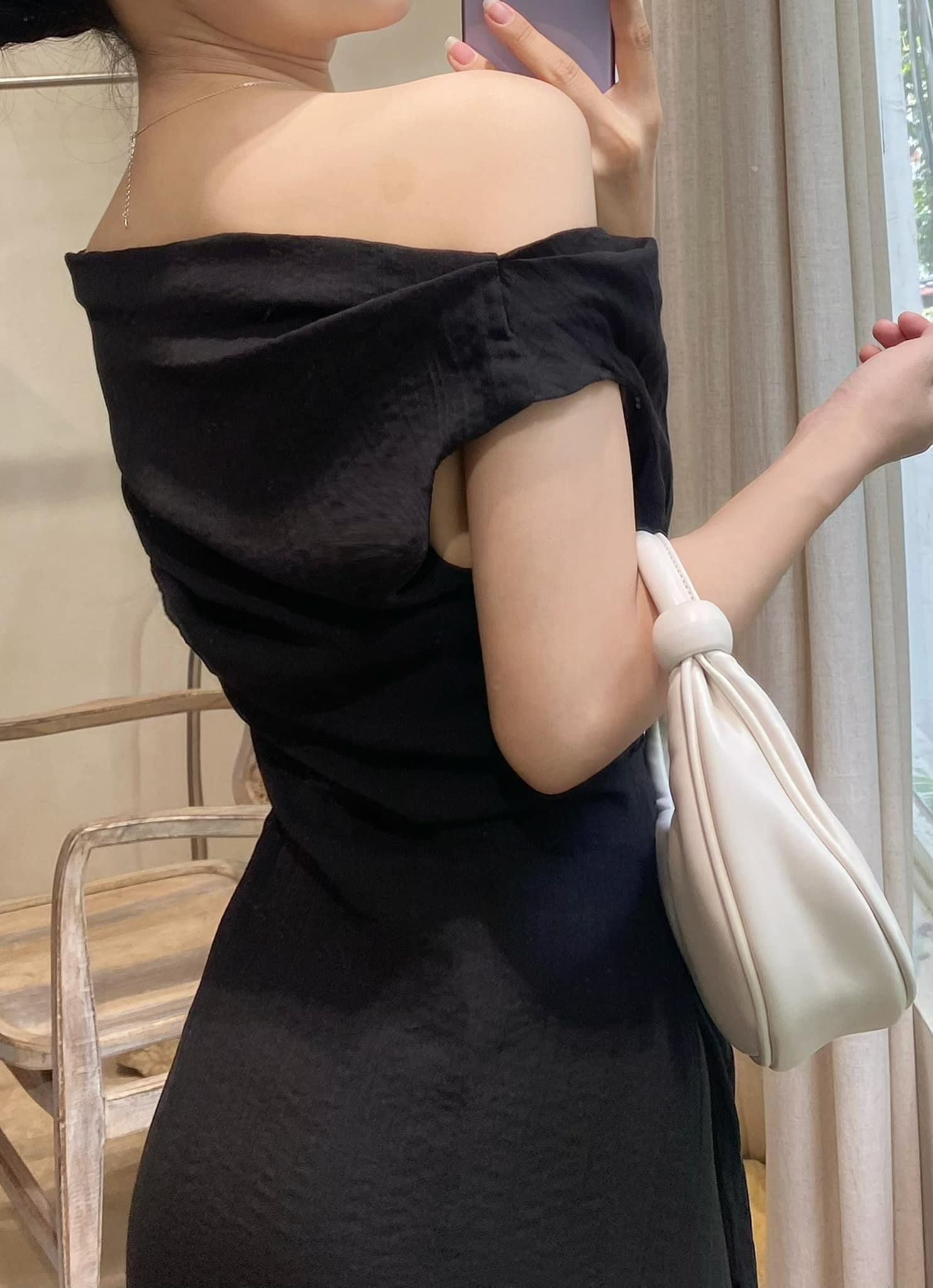 Dilys Dress - Đầm Trễ Vai Sóng Eo DR2123