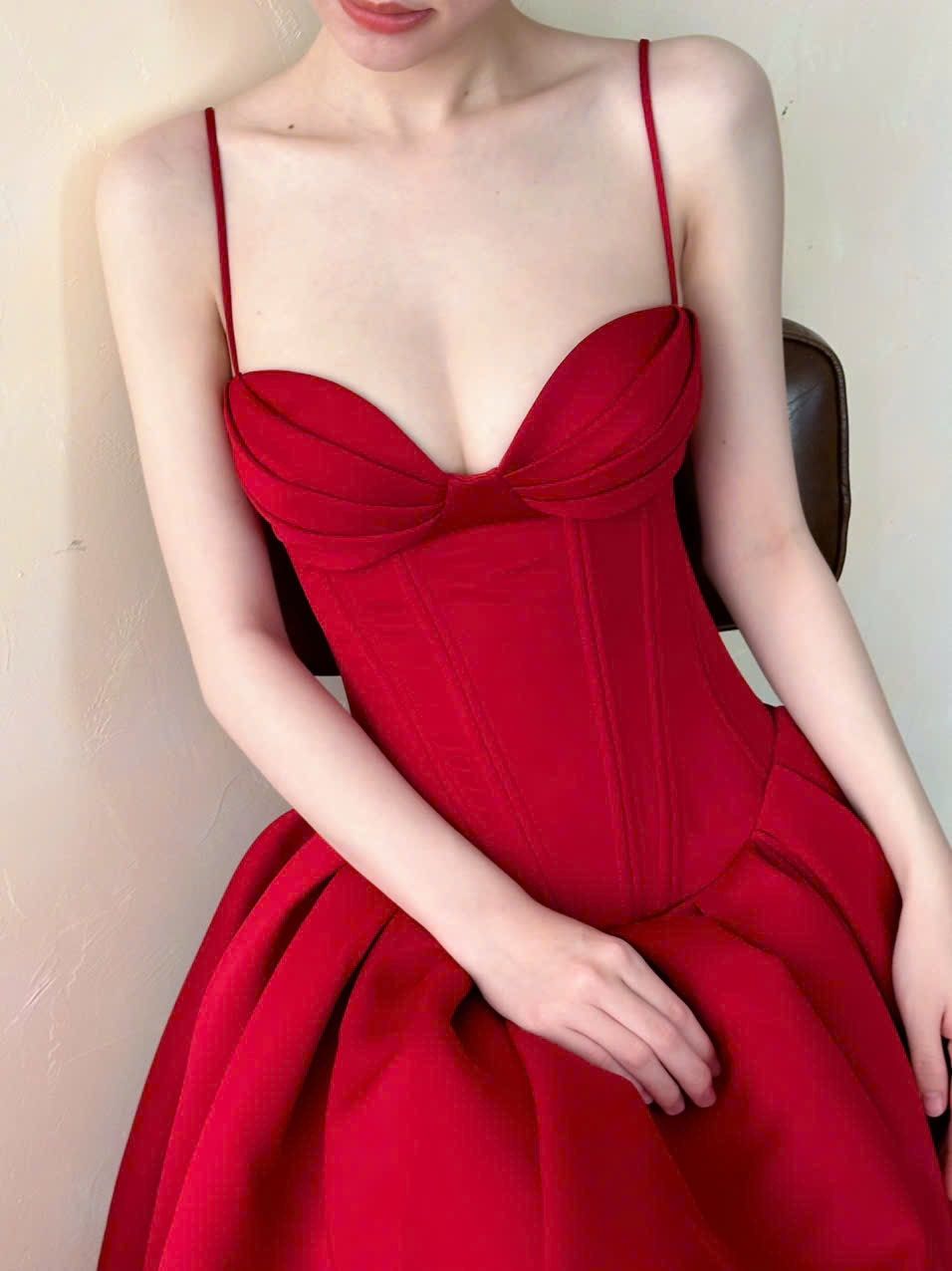 Million Roses Dress - Đầm Corset Hoa Hồng Q005