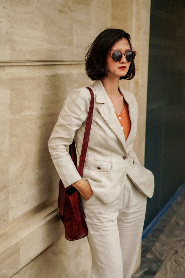 Áo Vest Và Quần Linen - S55
