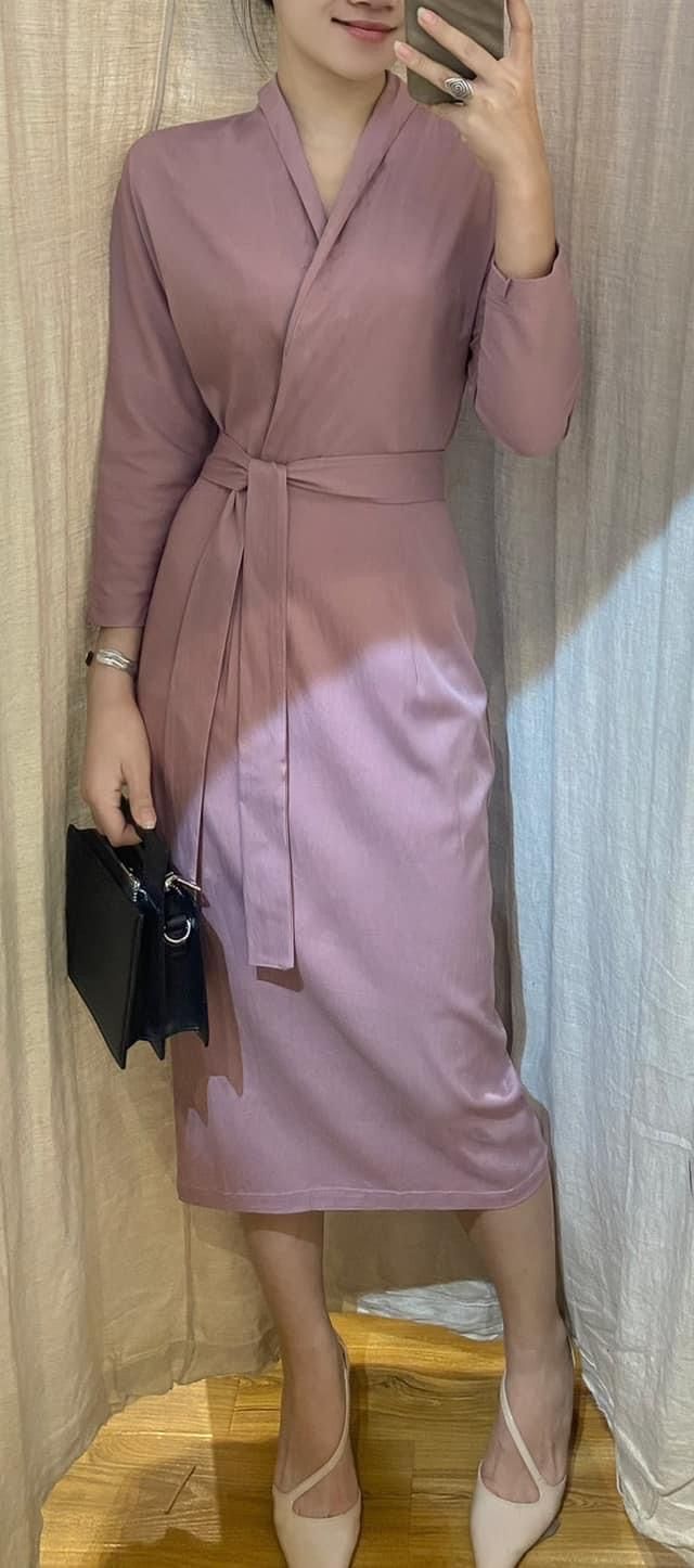 Maya Dress - Đầm body có dây thắt eo D103