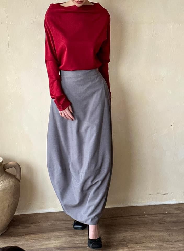 Airy Top - Áo Cổ Thuyền Tay Dài D1009