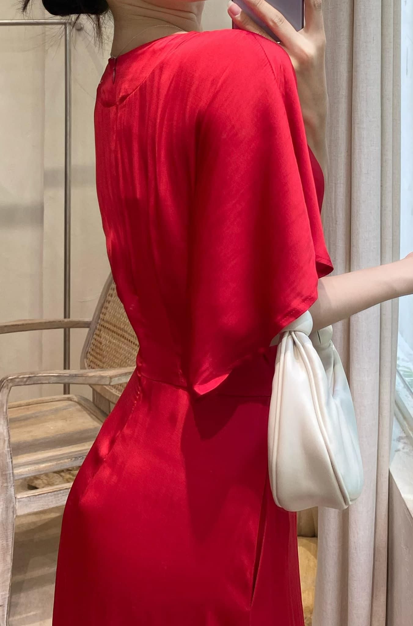 Amelie silk dress - Đầm Xoắn Eo Lụa L04