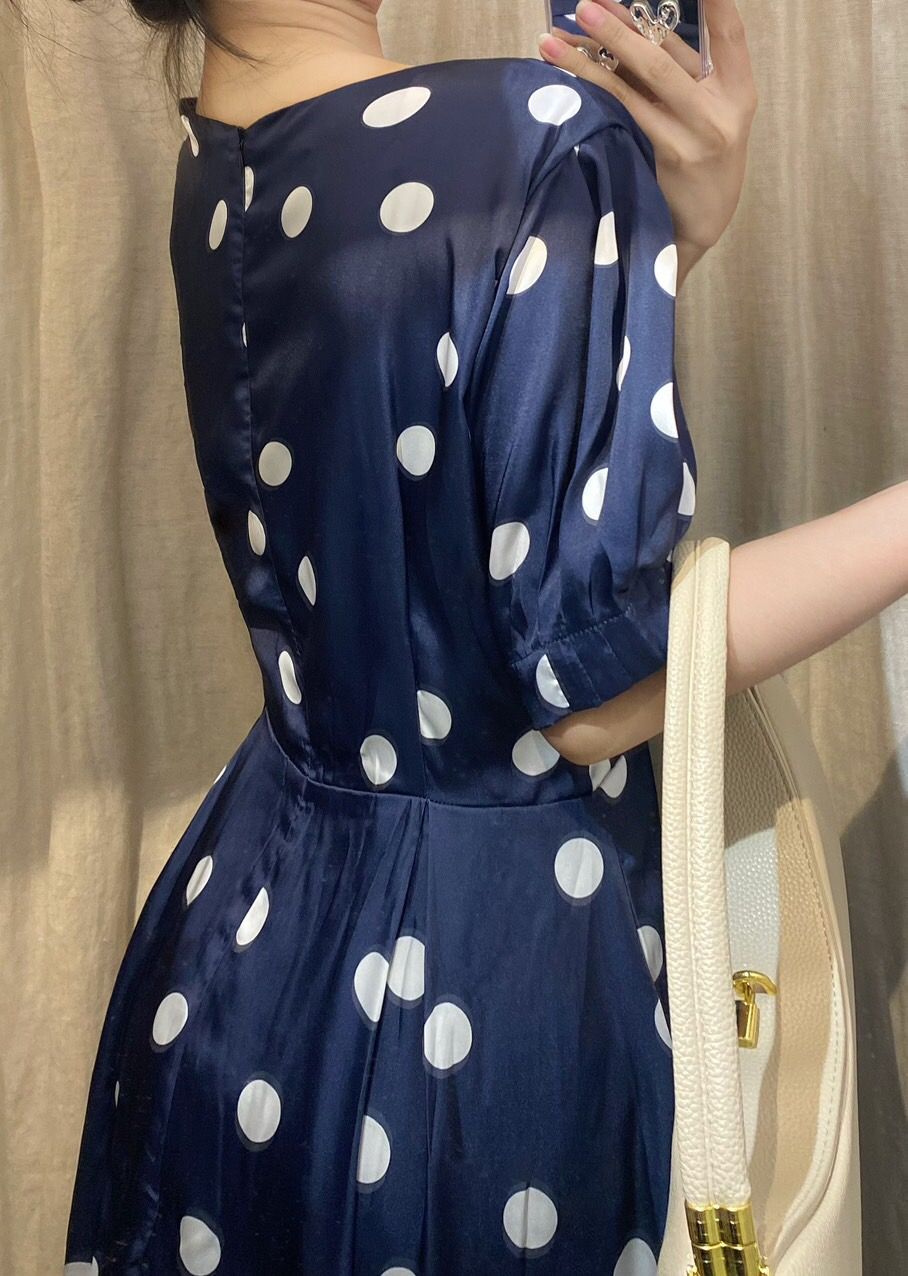 Clara - Đầm Chấm Bi Cổ Điển D931
