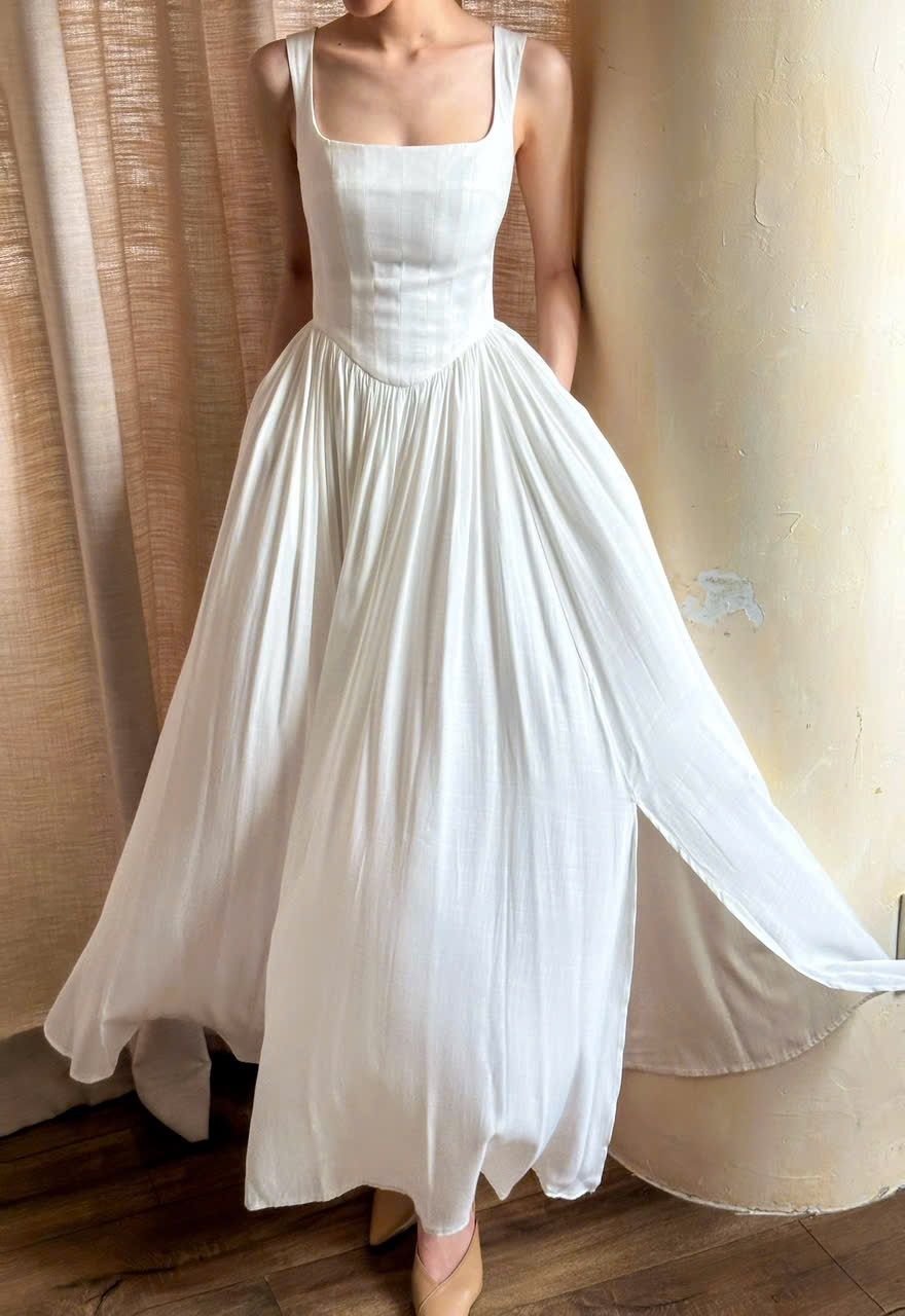 Elizabeth Dress - Đầm Corset Cổ Điển Hai Dây D0124