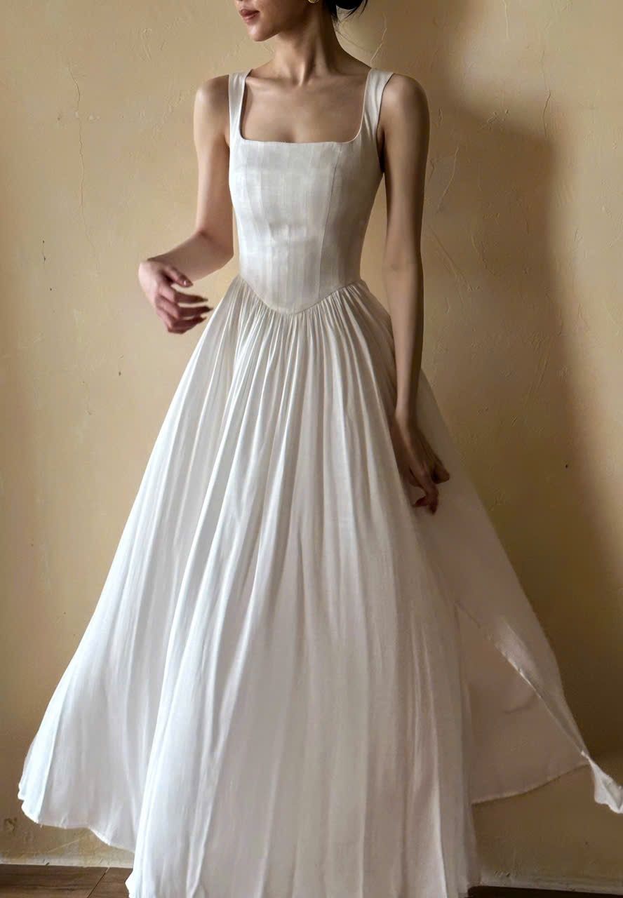 Elizabeth Dress - Đầm Corset Cổ Điển Hai Dây D0124