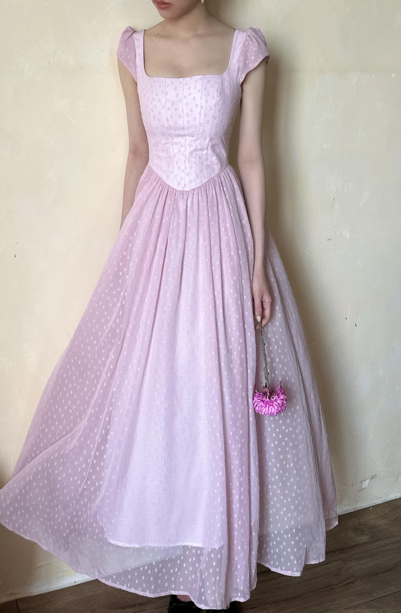 Adela Dress - Đầm Corset Cổ Điển Tay Hến V21
