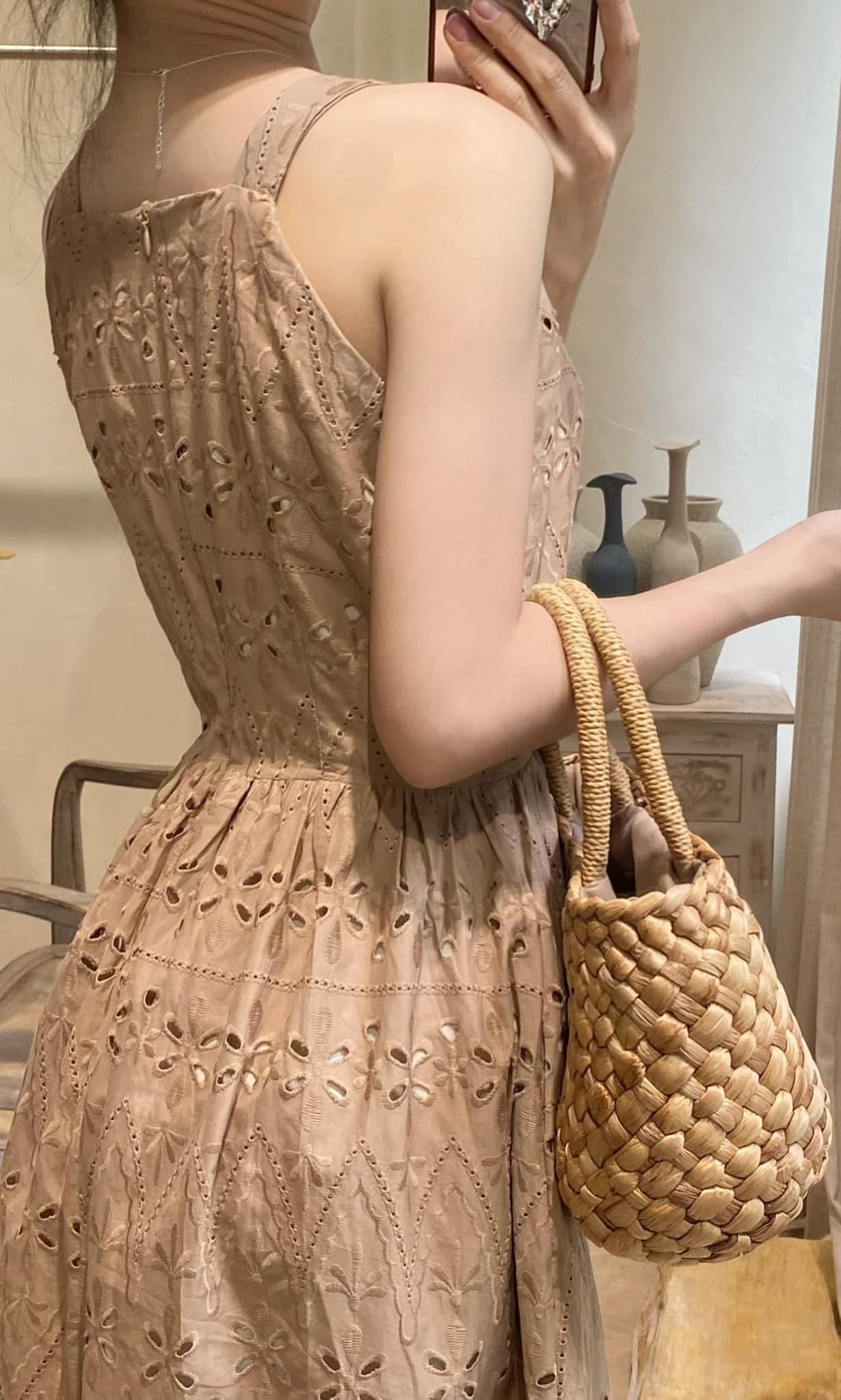 Mia Dress - Đầm Hai Dây Ren L126