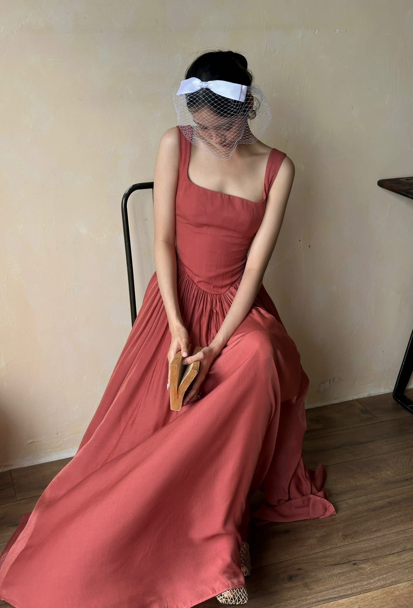 Elizabeth Dress - Đầm Corset Cổ Điển Hai Dây D0124