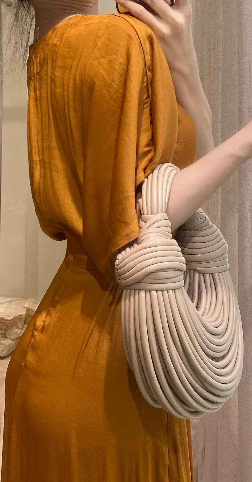 Amelie silk dress - Đầm Xoắn Eo Lụa L04