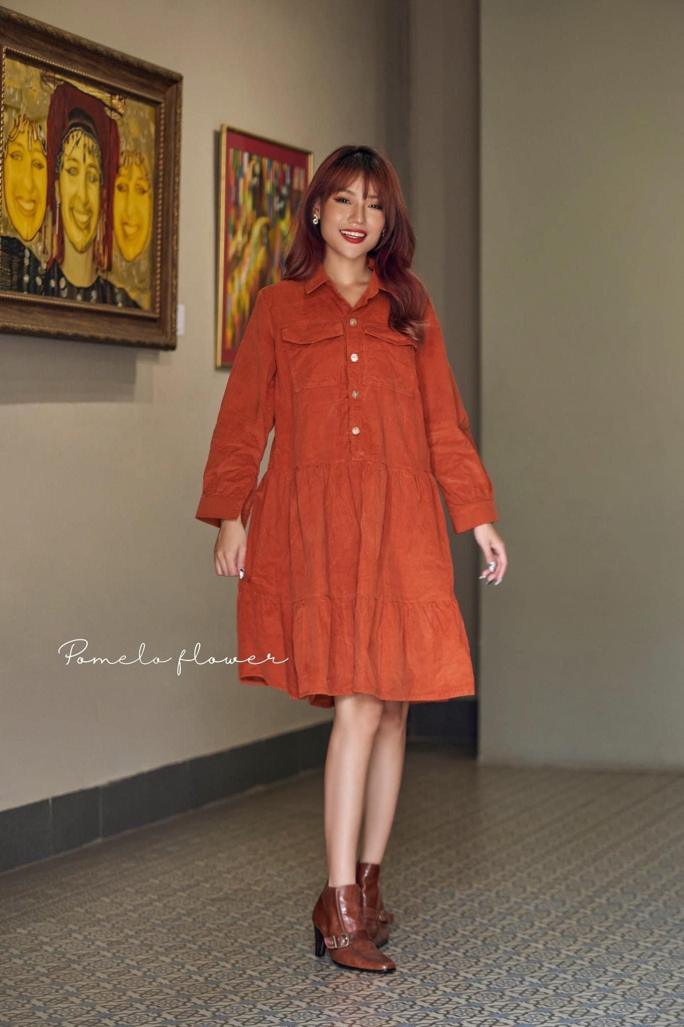 Heritage Dress - Đầm Suông Tay Dài V07