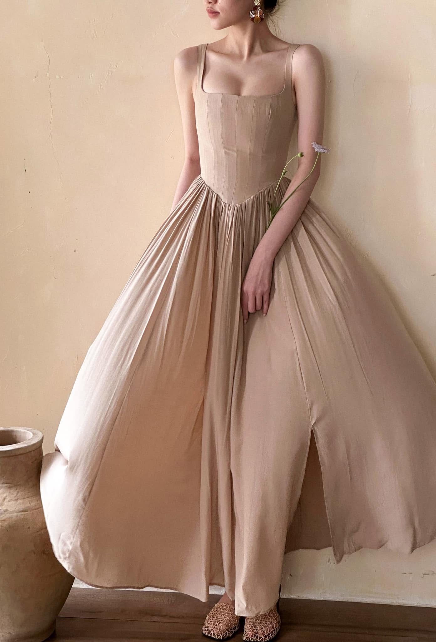 Elizabeth Dress - Đầm Corset Cổ Điển Hai Dây D0124