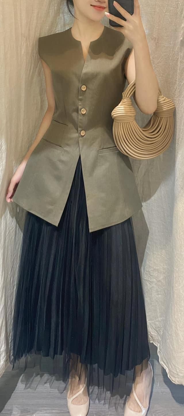 Dilys Vest - Áo Vest 3 Nút VS0223