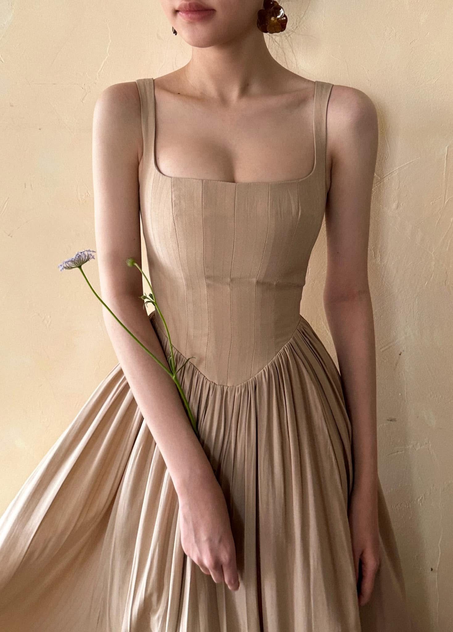 Elizabeth Dress - Đầm Corset Cổ Điển Hai Dây D0124