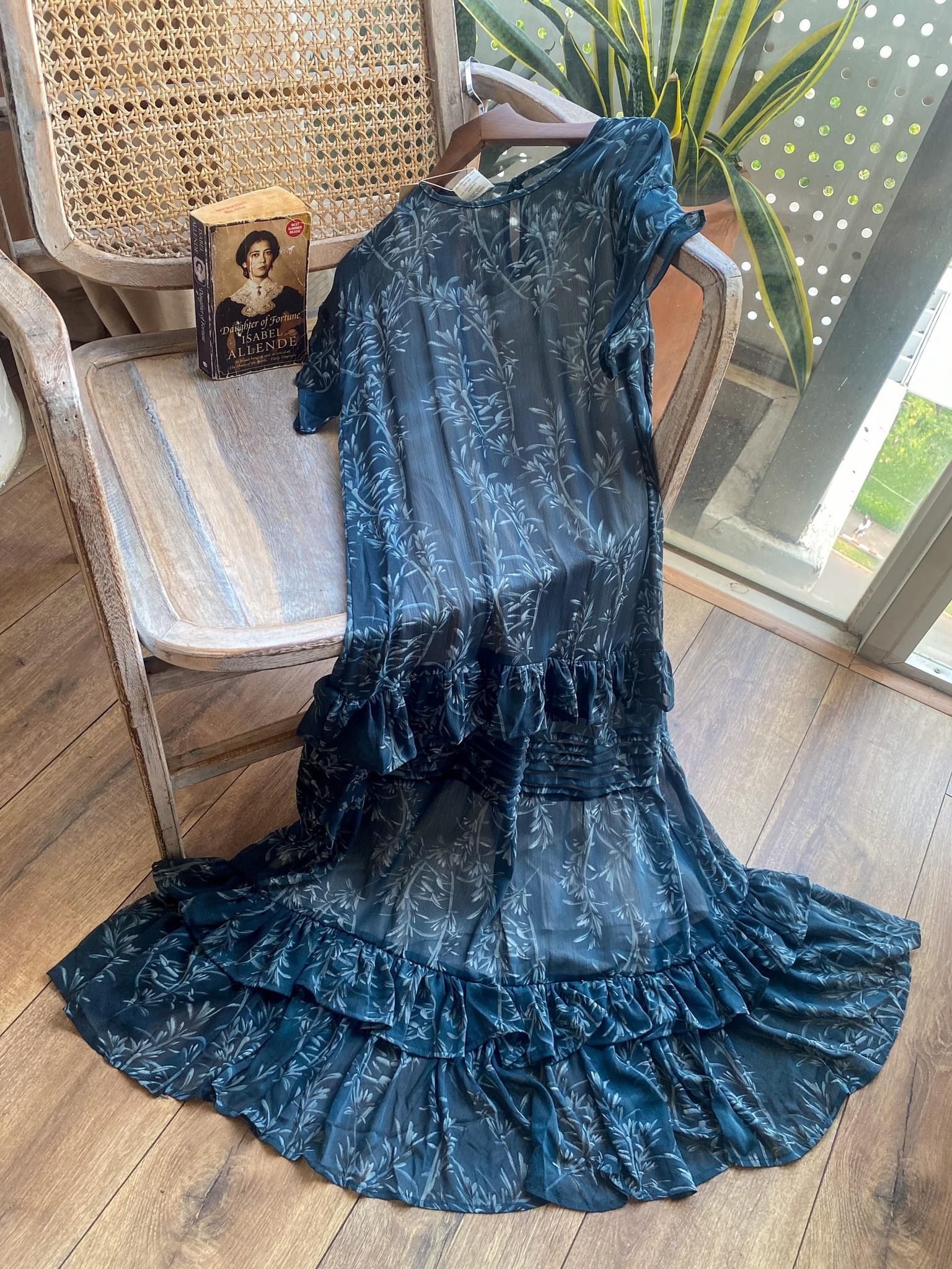 Amelia Ruffled Dress - Đầm maxi suông bèo tay D267 -> D272 D440