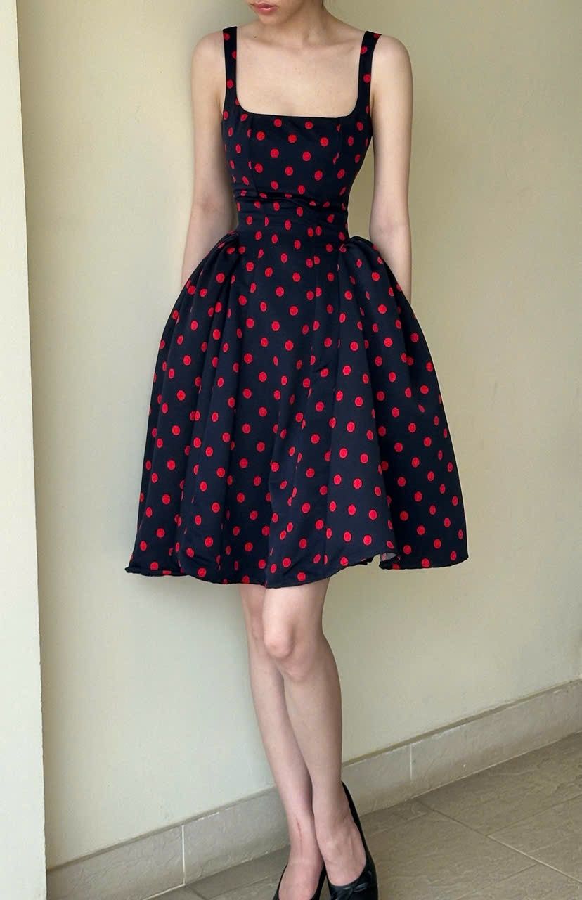 Juliette Dress - Đầm Hai Dây Corset Cổ Điển D1021