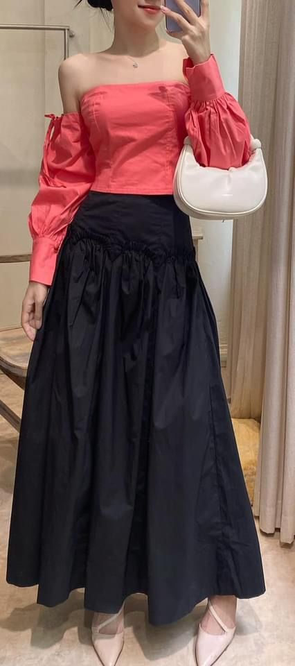 Serein Summer Top - Áo trễ vai A011