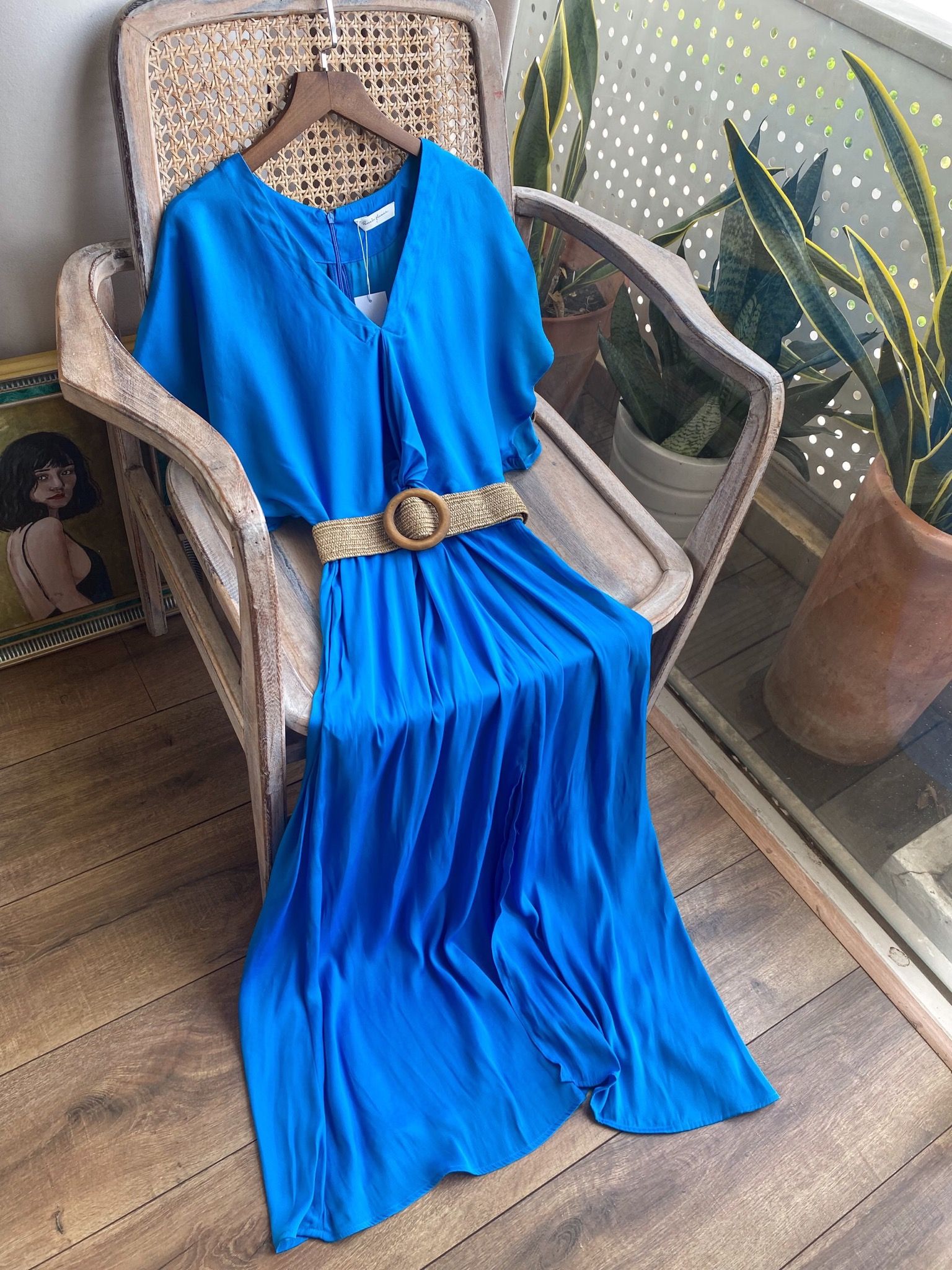Amelie silk dress - Đầm Xoắn Eo Lụa L04