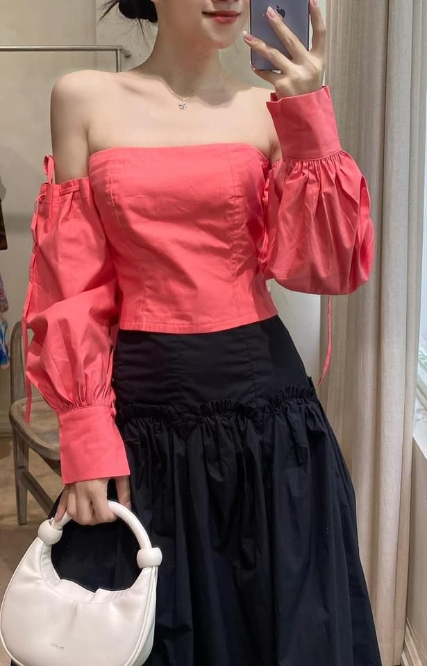 Serein Summer Top - Áo trễ vai A011