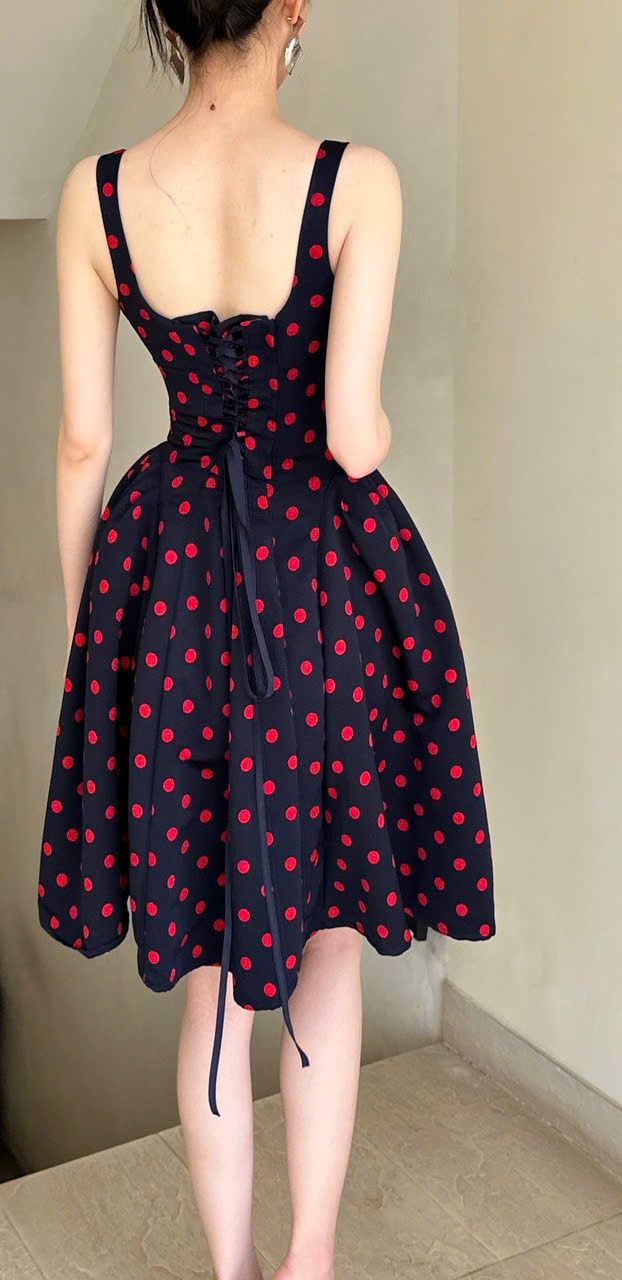 Juliette Dress - Đầm Hai Dây Corset Cổ Điển D1021
