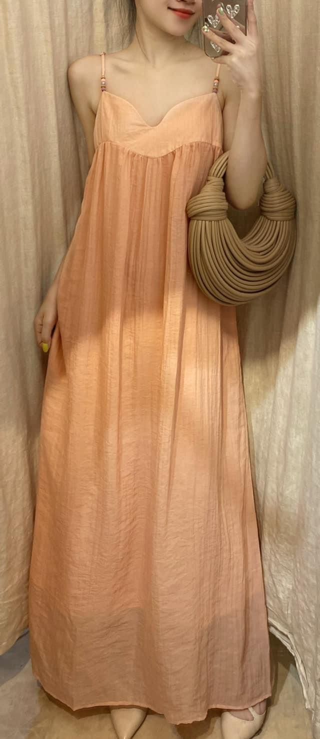 Lavender Maxi Dress - Đầm 2 Dây Dáng Suông E45