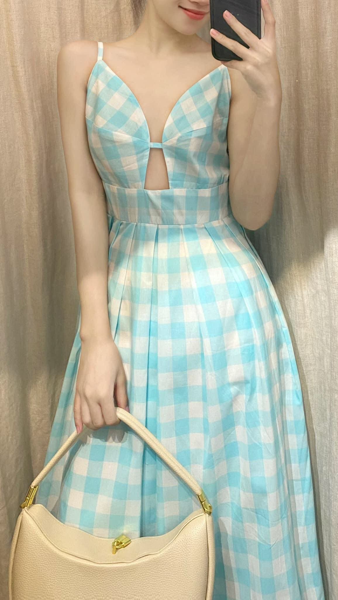 Ellen Dress - Đầm maxi 2 dây , cột nơ sau lưng D741