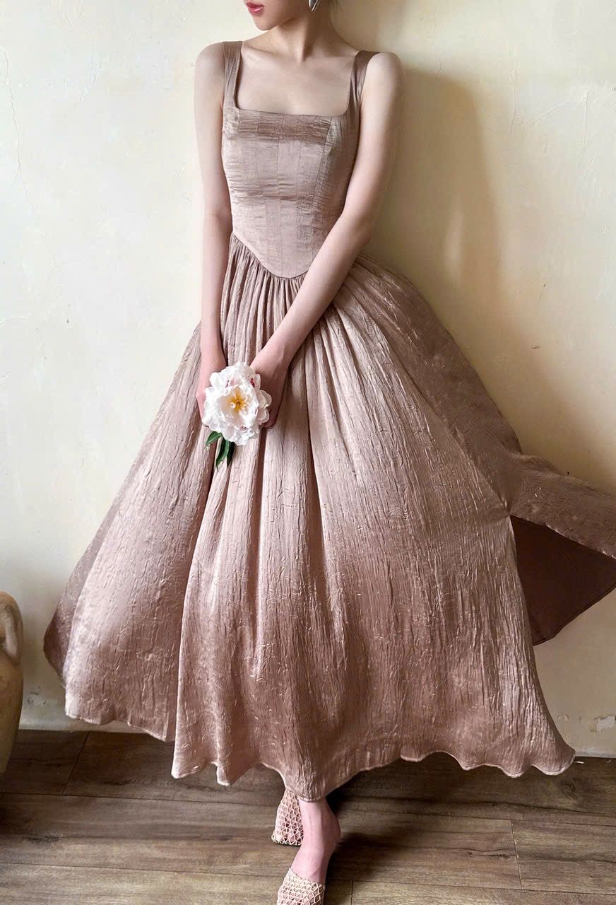 Elizabeth Dress - Đầm Corset Cổ Điển Hai Dây D0124
