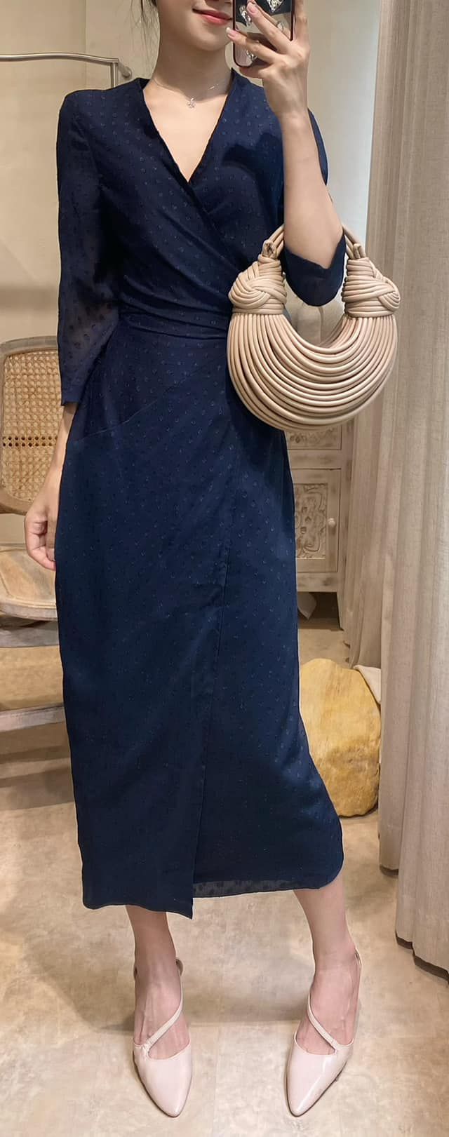 Camille Dress - Đầm Cuốn Tay Lỡ