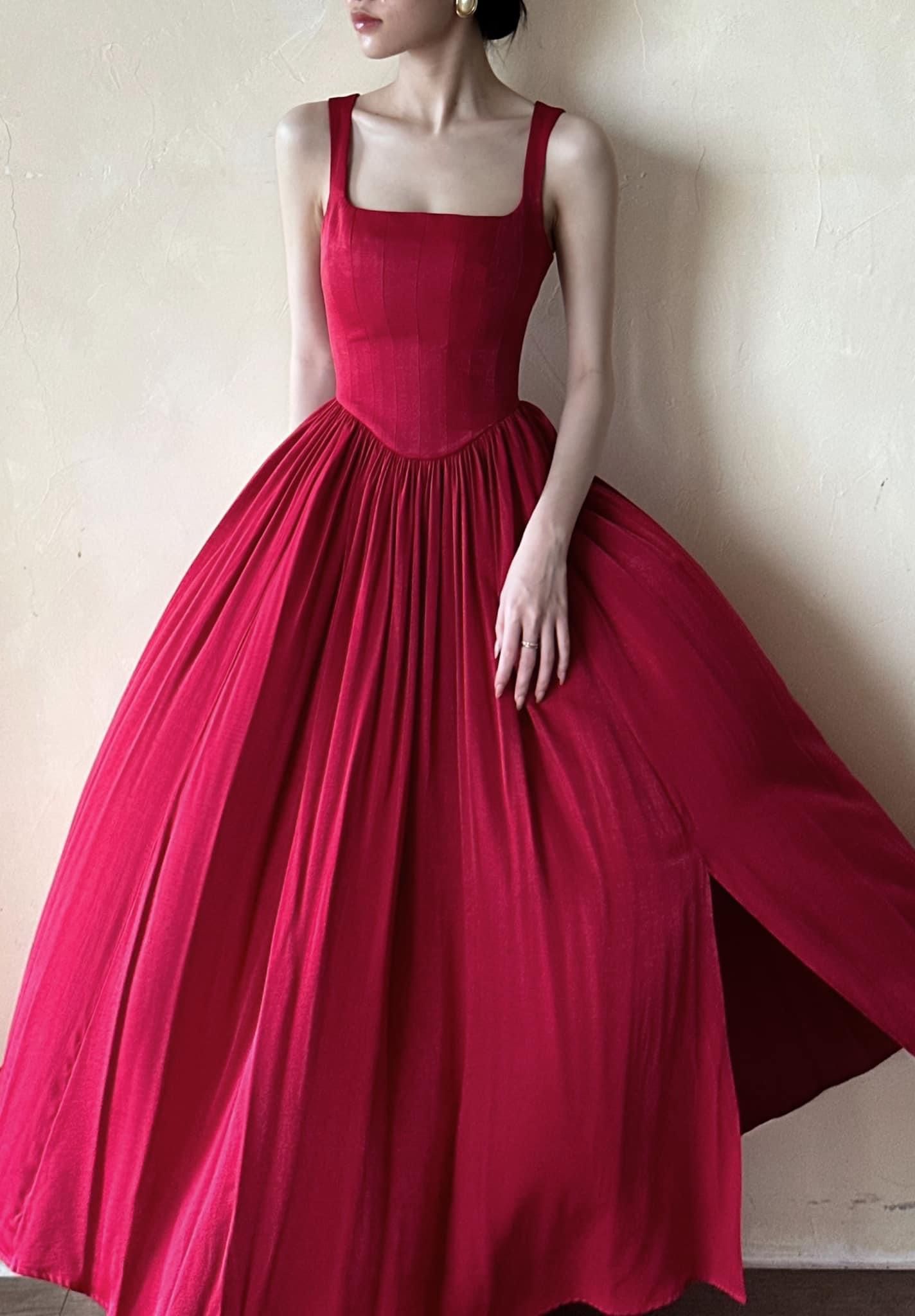 Elizabeth Dress - Đầm Corset Cổ Điển Hai Dây D0124