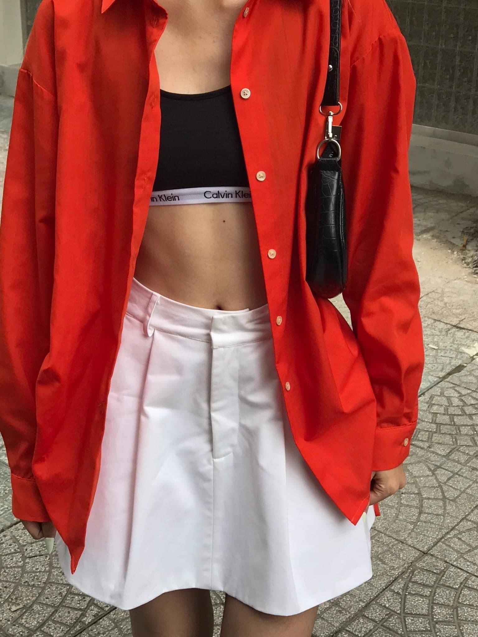 white skirt