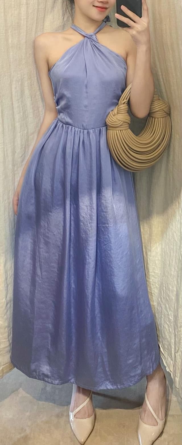 Flora Dress - Đầm Cổ Yếm E43